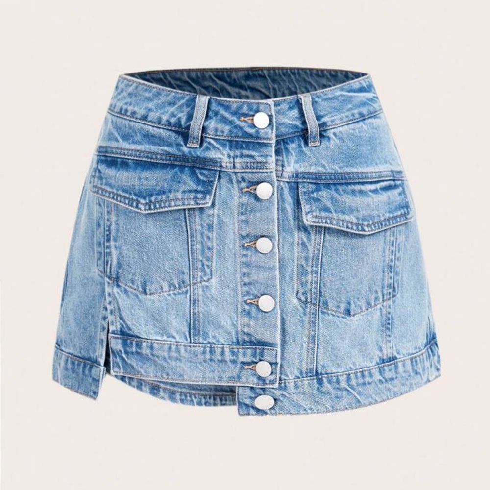 Denim Skort